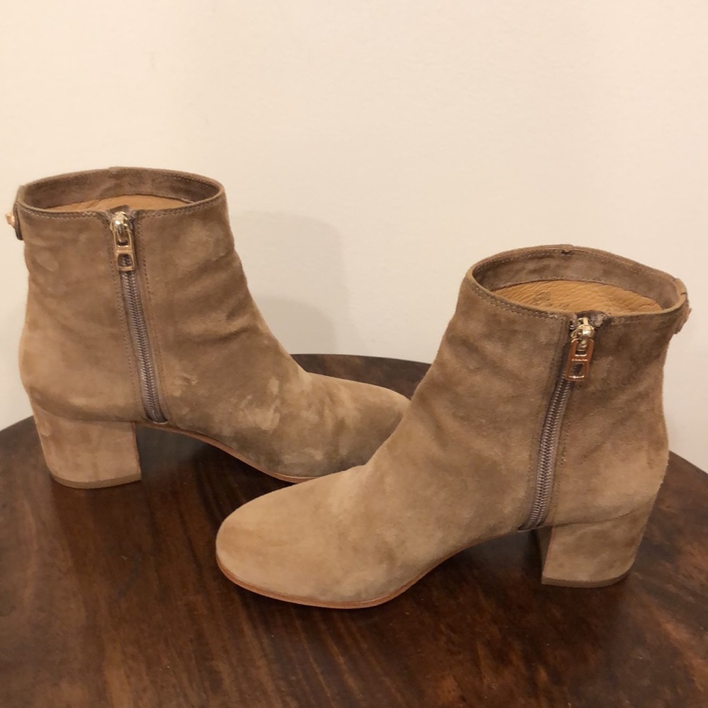 Coach Boots Suede Taupe - Picture 5 of 7